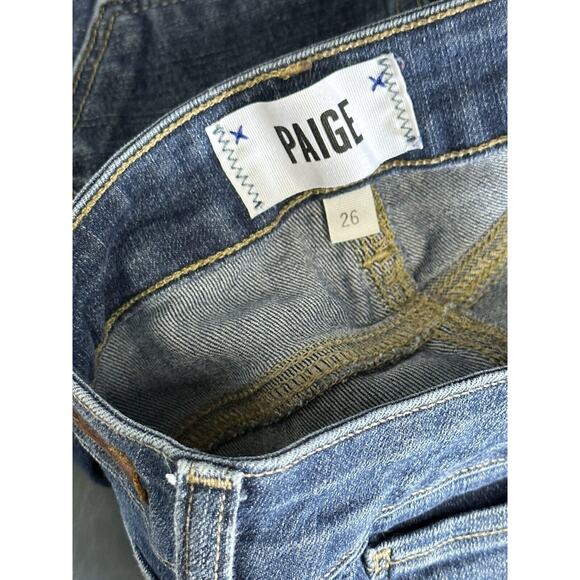 Paige Verdago Jeggings Skinny Ankles Low 8” Rise Jeans S Size 26 - Picture 5 of 6